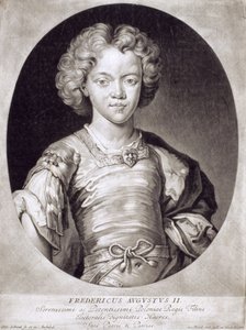 Augustus III (1696-1763) Konge av Polen som barn